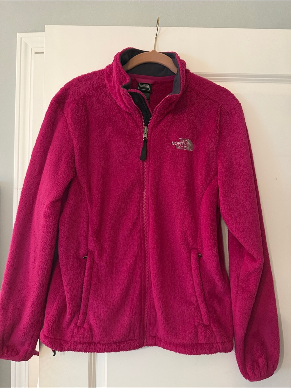 The North Face Women's Teddy Fleece Jacket - Bright Raspberry